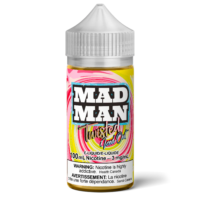 100ml MADMAN ICE TWISTED Strawberry & Lemon