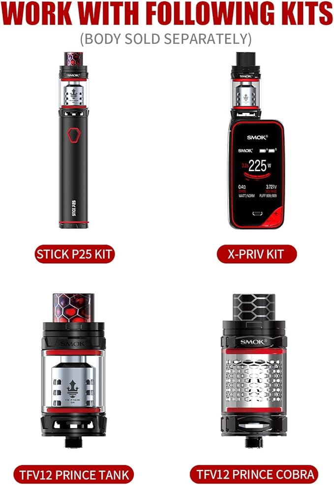 SMOK V12 P-Tank Mesh coil - 3 par paquet