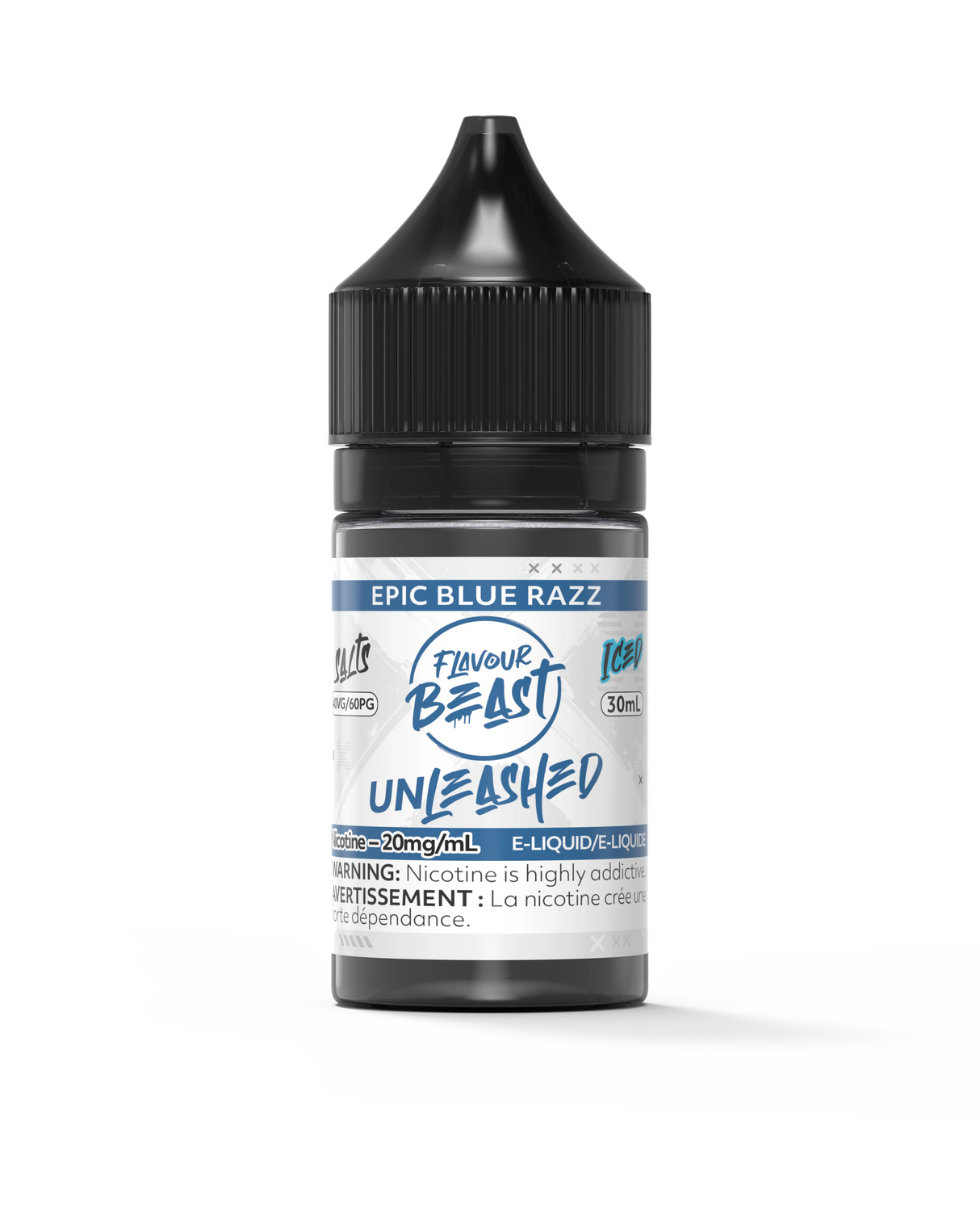 Flavour Beast E-Liquid - Unleashed - Epic Blue Razz 30mL
