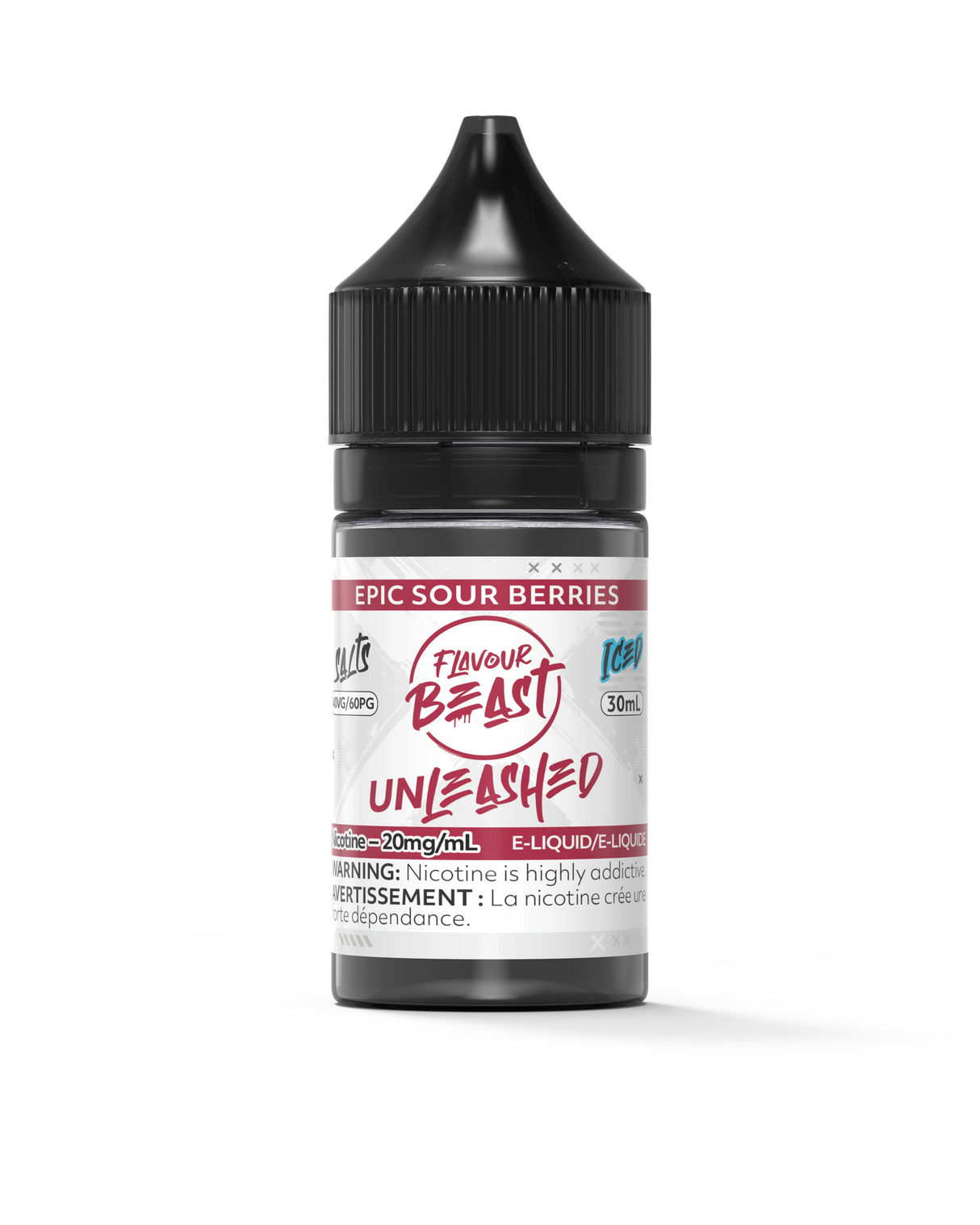 Flavour Beast E-Liquid - Unleashed - Epic Sour Berries 30mL