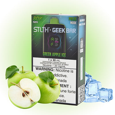 Green Apple Ice STLTH X Geek Bar Disposable Vape - 80K