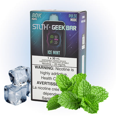 Ice Mint STLTH X Geek Bar Jetable - 80K (Copie)