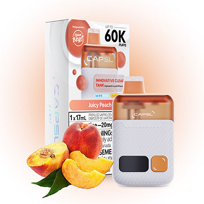 Juicy Peach CAPSL 60K Disposable Vape by Flavour Beast