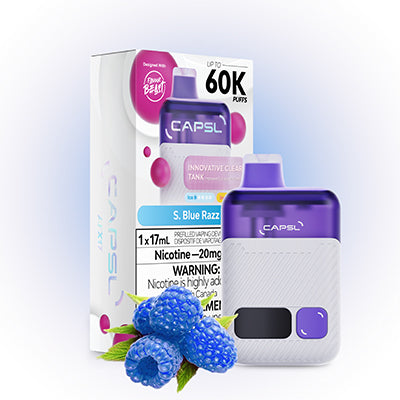 S Blue Razz CAPSL 60K Disposable Vape by Flavour Beast