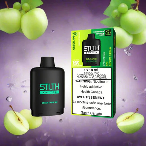 STLTH Loop 2 SWITCH 15K - Pod Green Apple Ice and White Grape Ice - 20mg