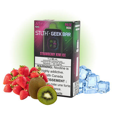 Strawberry Kiwi Ice STLTH X Geek Bar Disposable - 80K