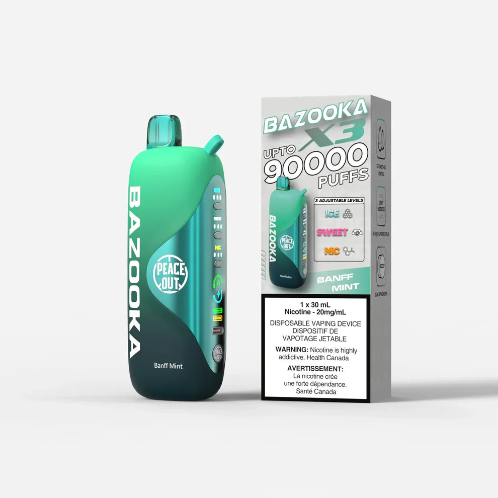Banff Mint – Bazooka Vape X3 90K Disposable