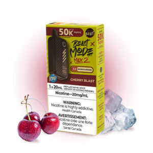 Cherry Blast Ice Flavour Beast Mode Max 2 50K Disposable Vape