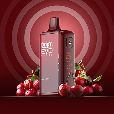 DRIP’N EVO 28K DARK CHERRY VAPE JETABLE PAR ENVI