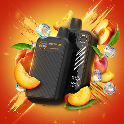 Frizzy Peach Ice Flavour Beast Mode Max 2 50K - Vape Jetable