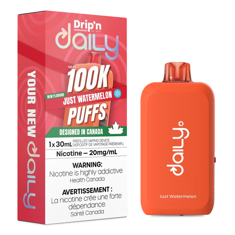Just Watermelon Ice Drip’n Daily 100K Disposable By Envi