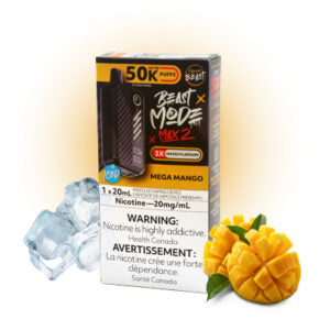 Mega Mango Ice Flavour Beast Mode Max 2 50K Disposable Vape