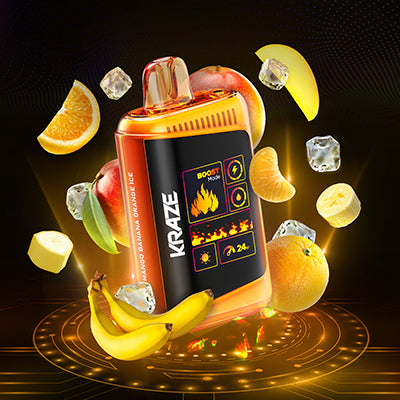 NOUVEAU KRAZE HD MEGA Mango Banana Orange Ice