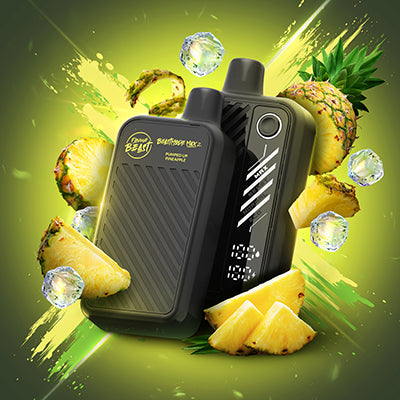 Pumped Up Pineapple Ice Flavour Beast Mode Max 2 50K Disposable Vape