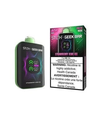 Strawberry Kiwi Ice STLTH X Geek Bar Disposable - 80K