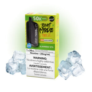 Slammin’ STS Ice Flavour Beast Mode Max 2 50K Disposable Vape