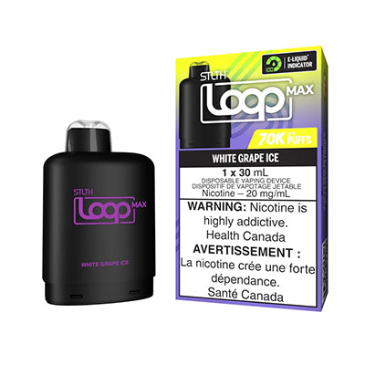 STLTH Loop MAX POD 70K - White Grape Ice 30ML