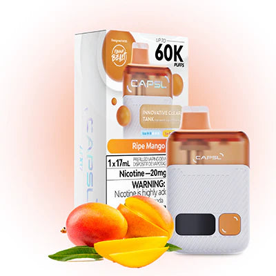 Ripe Mango CAPSL 60K Disposable Vape by Flavour Beast