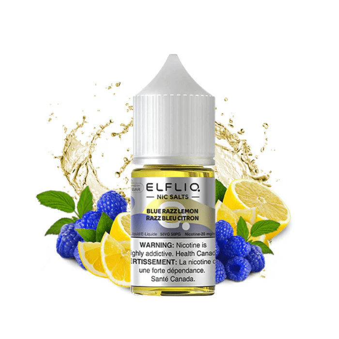 Elf Bar ElfLiq 20mg Nic Salt E-Liquid Blue Razz Lemon 30ml