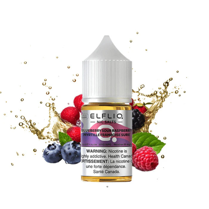 Elf Bar ElfLiq 20mg Nic Salt E-Liquid Blueberry Sour Raspberry 30ml