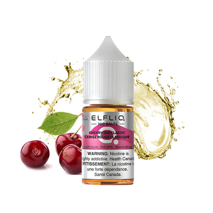 Elf Bar ElfLiq 20mg Nic Salt E-Liquid Cherry Red Classic 30ml