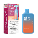 DRIP’N EVO 28K RASPBERRY PEACH MANGO ICE VAPE JETABLE PAR ENVI