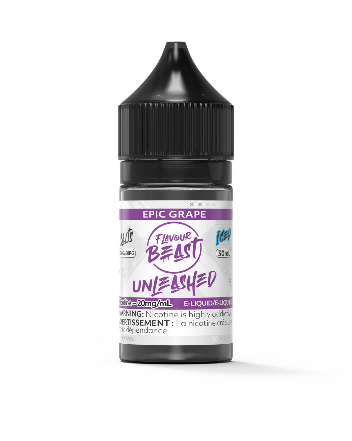 Flavour Beast E-Liquid - Unleashed - Epic Grape 30mL