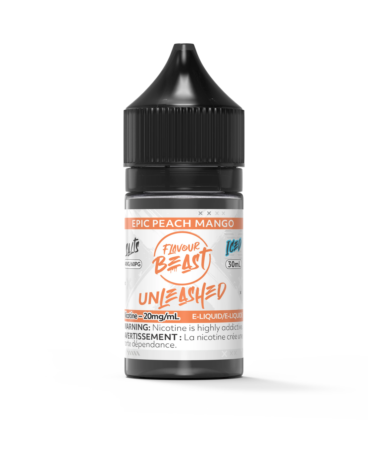 Flavor Beast E-Liquid - Unleashed - Epic Peach Mango 30mL