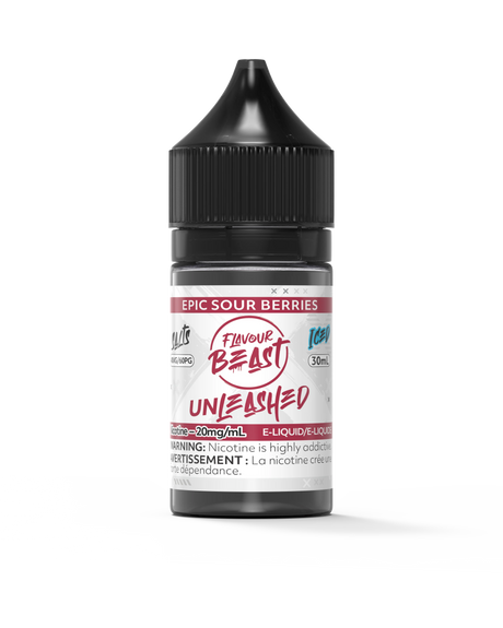 Flavour Beast E-Liquid - Unleashed - Epic Sour Berries 30mL
