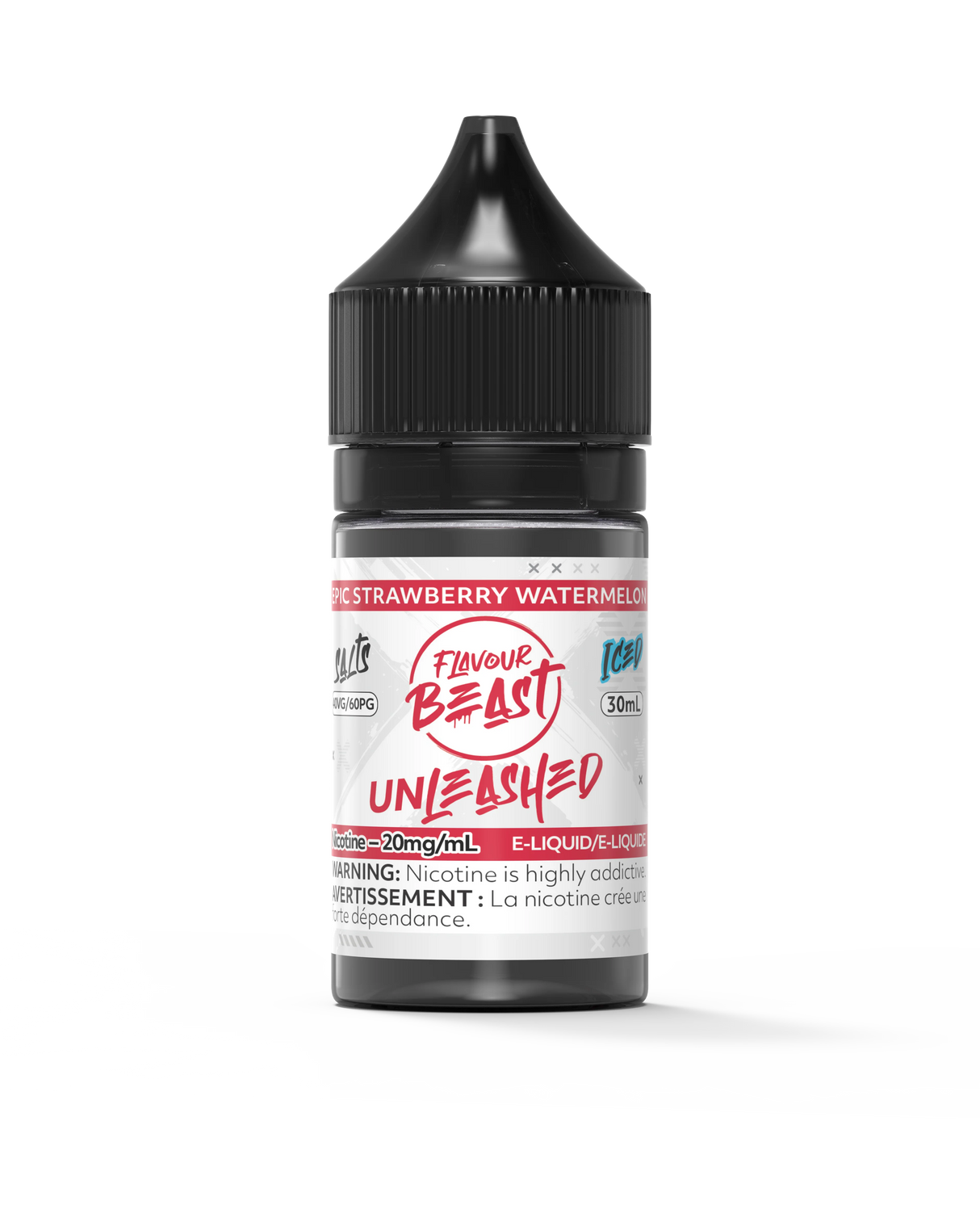 Flavor Beast E-Liquid - Unleashed - Epic Strawberry Watermelon 30mL