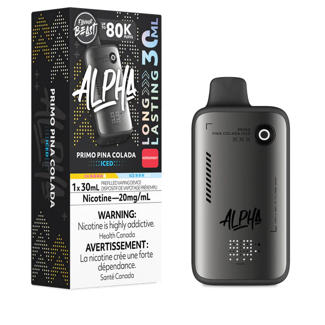 Primo Pina Colada Iced Alpha Disposable Vape by Flavour Beast