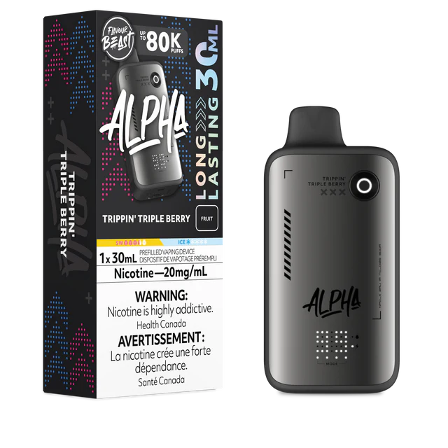 Trippin’ Triple Berry Alpha Disposable Vape by Flavour Beast