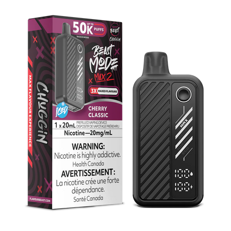 Cherry Classic Ice Flavour Beast Mode Max 2 50K Disposable Vape