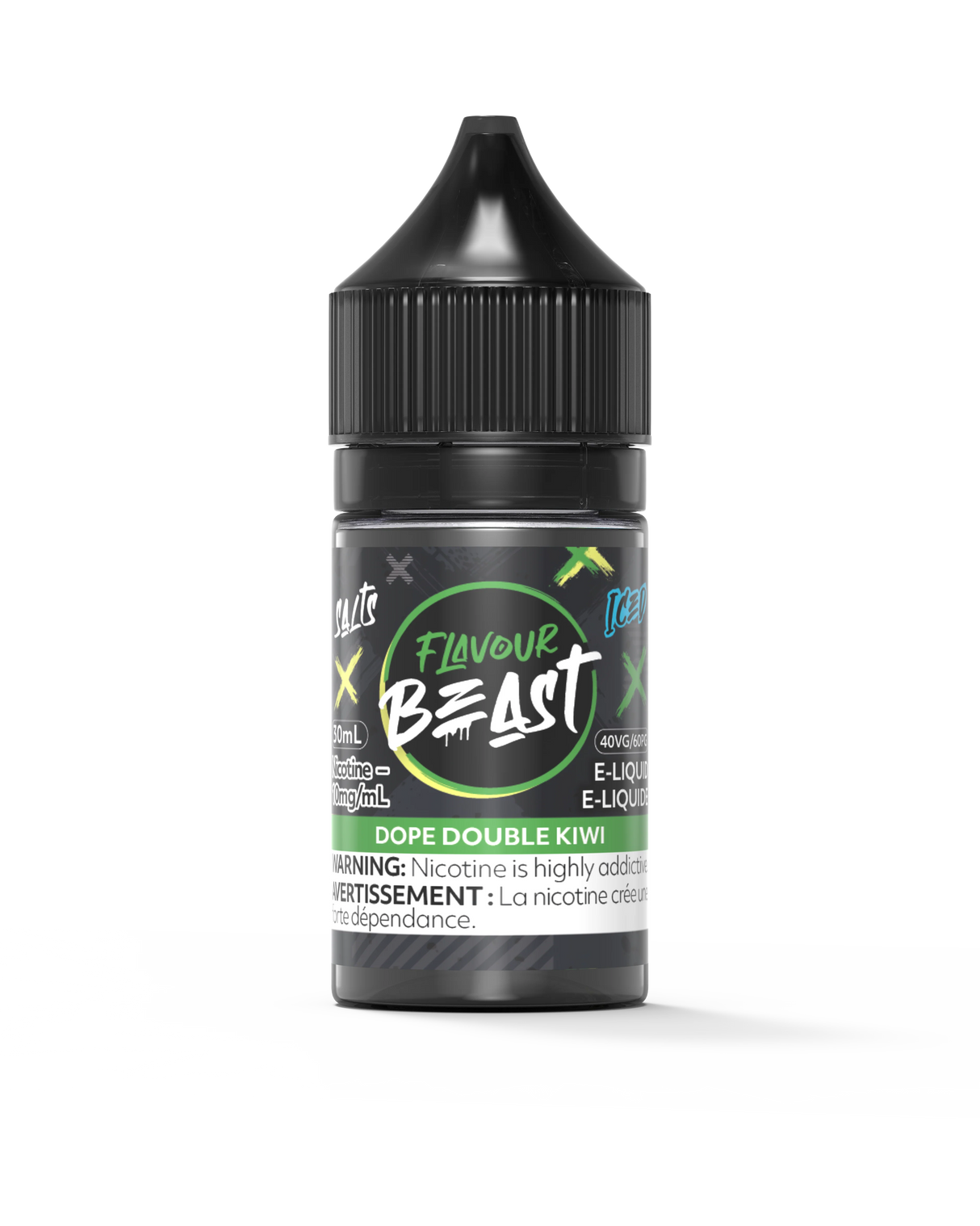 Flavour Beast E-Liquid - Dope Double Kiwi Iced 30mL