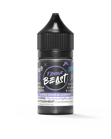 Flavour Beast E-Liquid - Super Sour Blueberry Iced 30mL