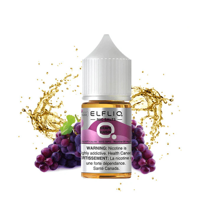 Elf Bar ElfLiq 20mg Nic Salt E-Liquid Grape 30ml