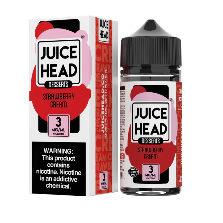 Juice Head Desserts - Crème Fraise 100ML