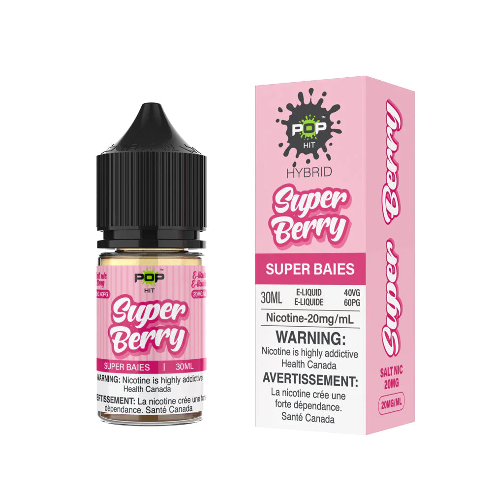 Pop Hit 20mg Nic Salt E-Liquid Super Berry