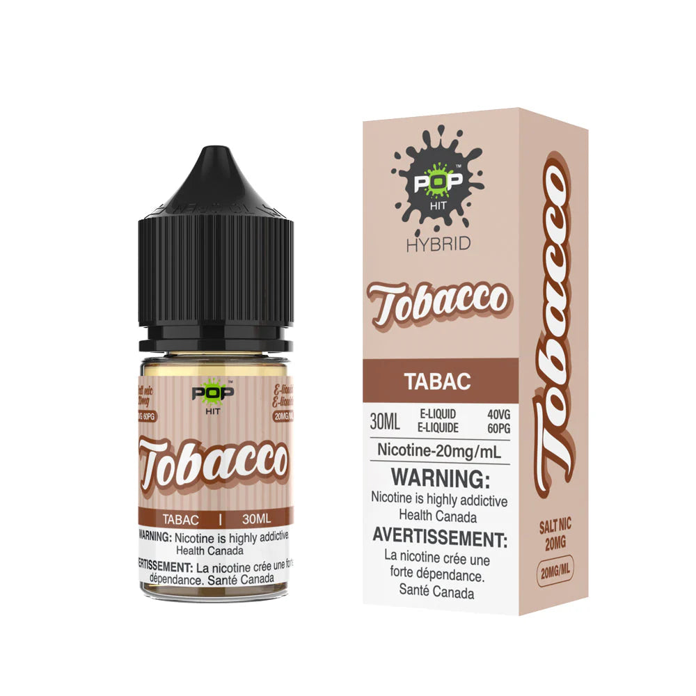 Pop Hit 20mg Nic Salt E-Liquid Tobacco