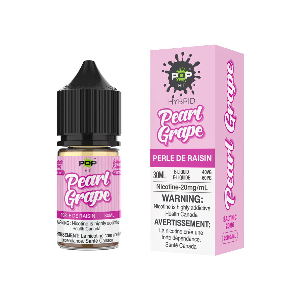 Pop Hit 20mg Nic Salt E-Liquid Pearl Grape