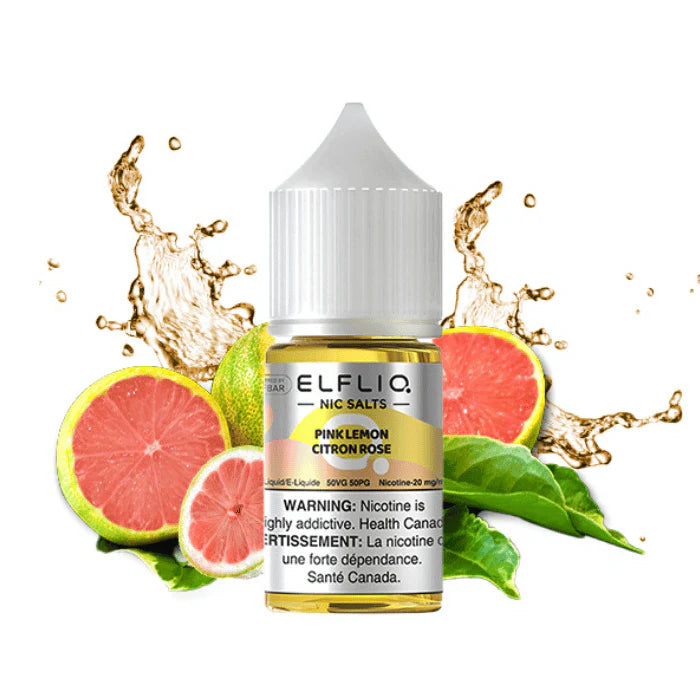 Elf Bar ElfLiq 20mg Nic Salt E-Liquid Pink lemon 30ml