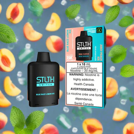 STLTH Loop 2 SWITCH 15K - Blue Razz Lemon Ice and Juicy Peach Ice Pod  -  20mg