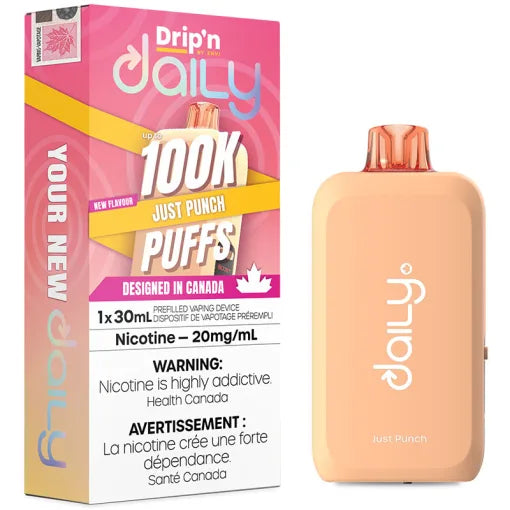 Just Punch Drip’n Daily 100K Disposable By Envi