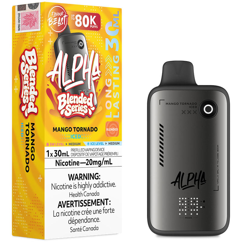 Mango Tornado Iced Alpha Disposable Vape by Flavour Beast