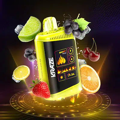 Kraze HD Mega Fruit Flash Glacée Vape Jetable