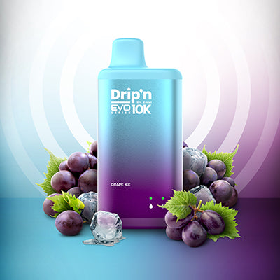 GRAPE ICE DRIP’N EVO 10K JETABLE PAR ENVI