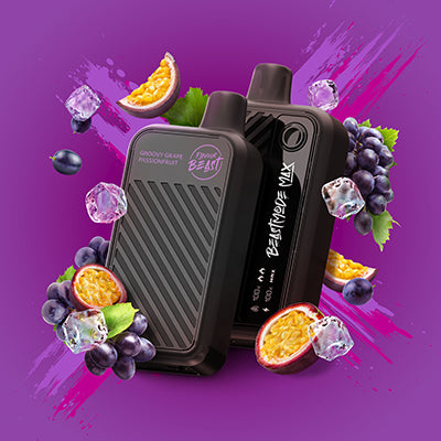 Groovy Grape Passionfruit Flavour Beast Mode Max 18K Disposable Vape