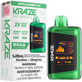 Kraze HD Mega Frozen Explosive Apple Disposable Vape