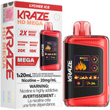 Kraze HD Mega Litchee Ice Vape Jetable