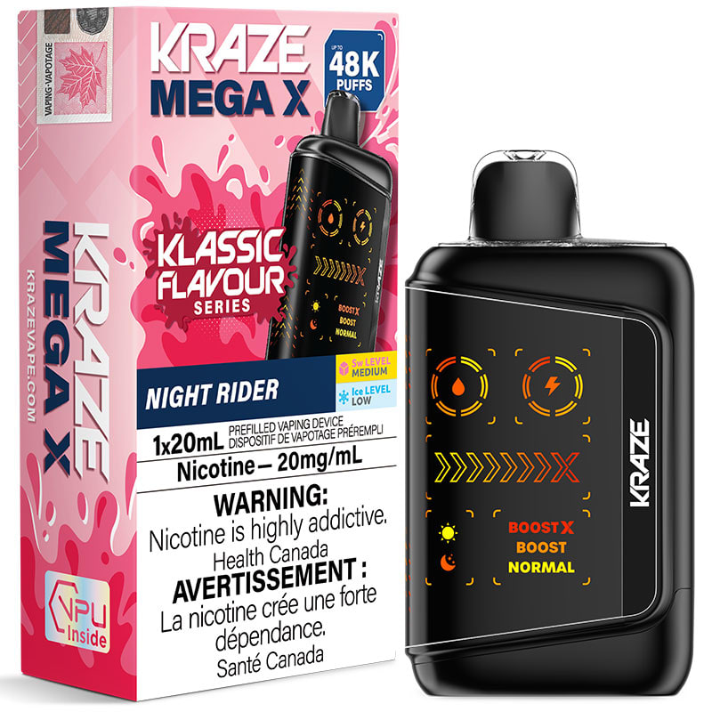 Night Rider Kraze Mega X - 48K Disposable Vape